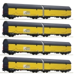 Roco 77049 - H0 - 4-tlg. Set Autotransportwagen, ARS Altmann, Ep. VI